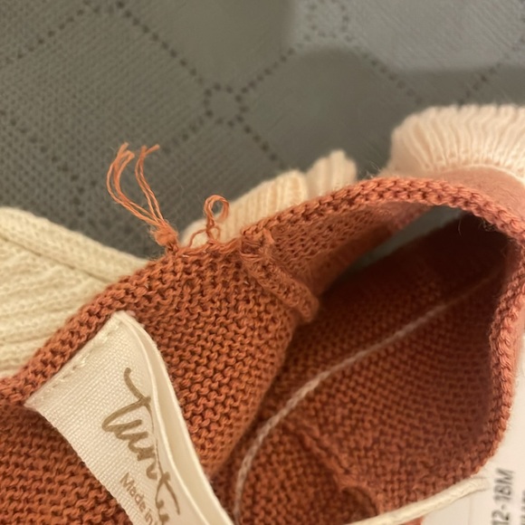 TUN TUN MARTINA ROMPER NATURAL & BABY PINK & TERRACOTA - Picture 15 of 16